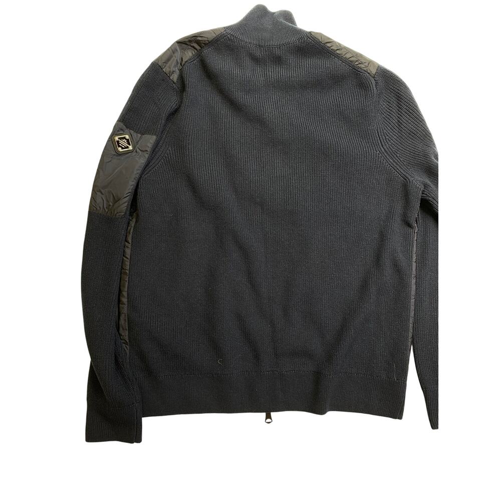 NWT J.Lindeberg Mens Beck Knitted Hybrid Jacket, Navy, Large - Picture 6 of 7